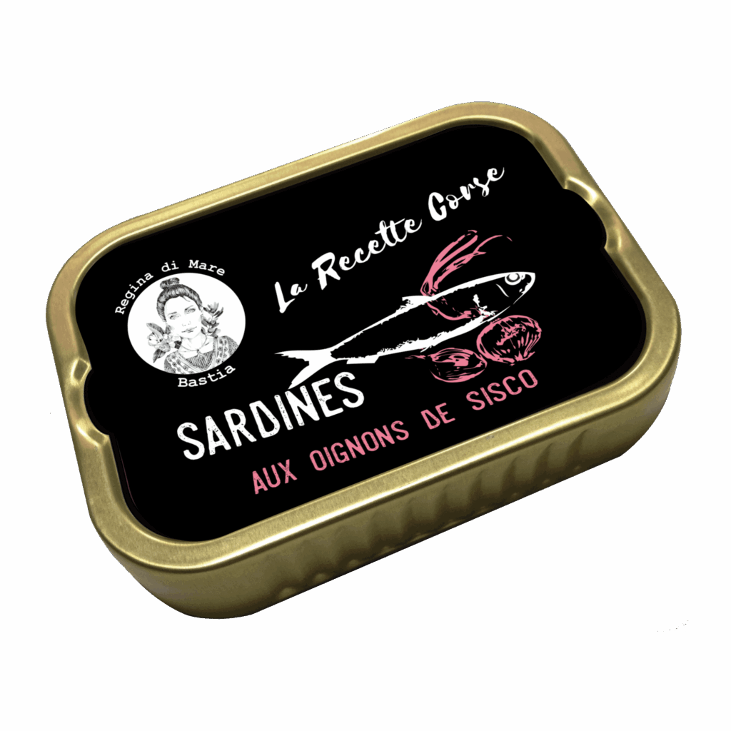boite de sardines aux oignons de Sisco